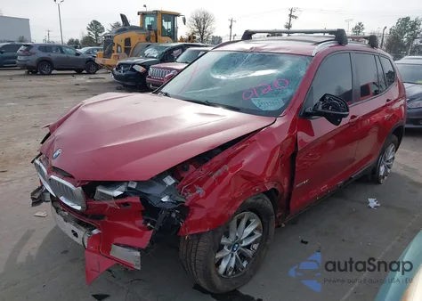 2017 BMW X3 Sdrive28I from USA, damaged, VIN 5UXWZ7C38H0V90120